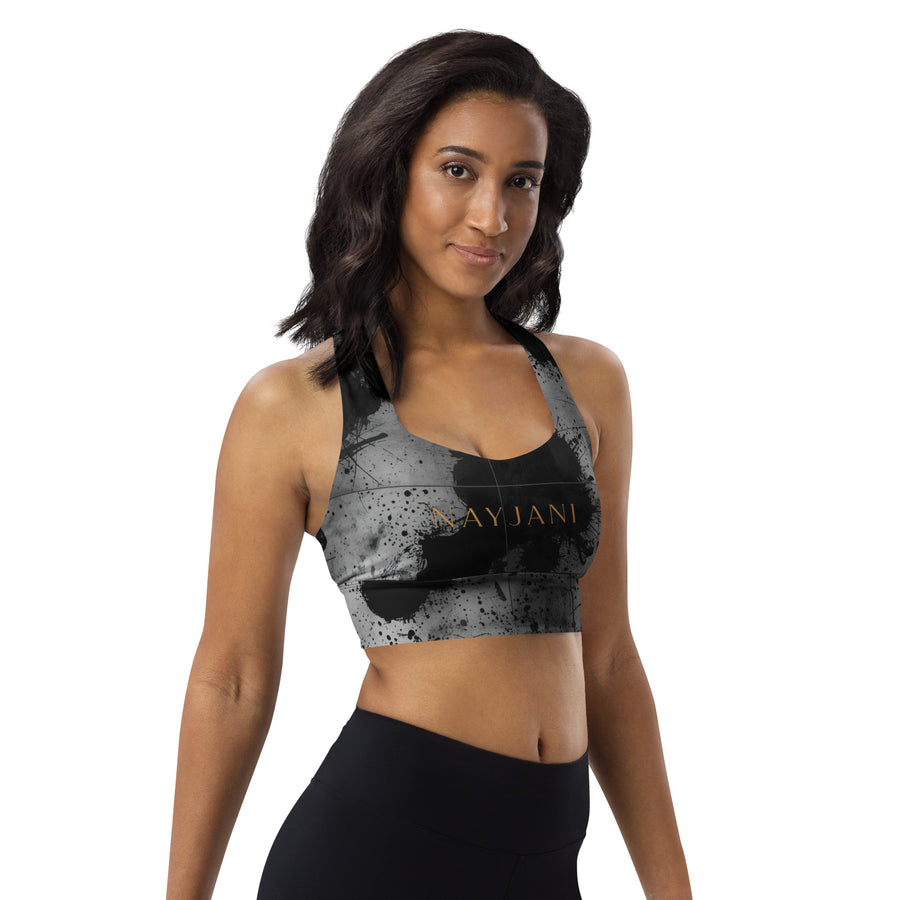 Recycled Longline Sports Bra